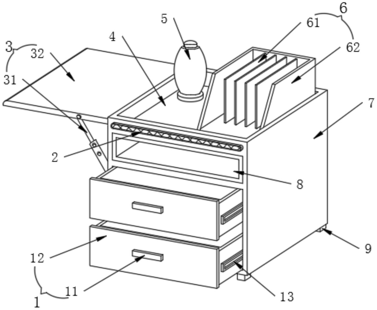 一種方便組裝的組合式柜子