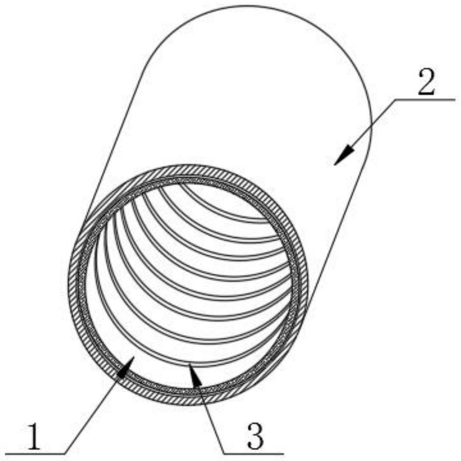 一種玻璃鋼纏繞與中空壁纏繞復(fù)合管