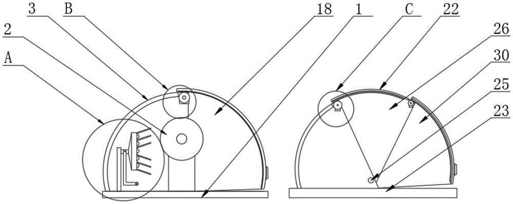 一種玻璃鋼纏繞管道及儲(chǔ)罐設(shè)備VOC廢氣收集裝置