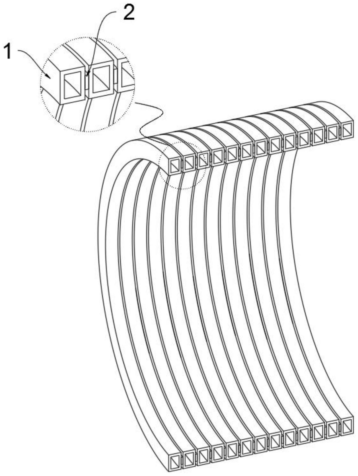 一種熱塑玻纖復(fù)合材料中空壁纏繞管道及其生產(chǎn)工藝