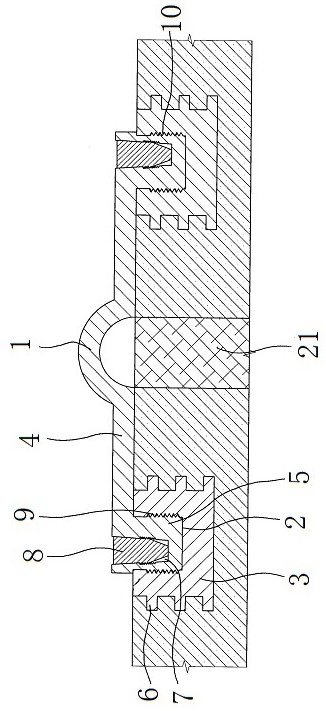可更換止水裝置及施工用防污扣條