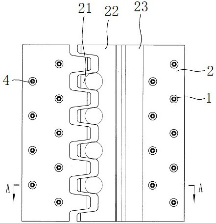 多向變位梳齒型伸縮裝置