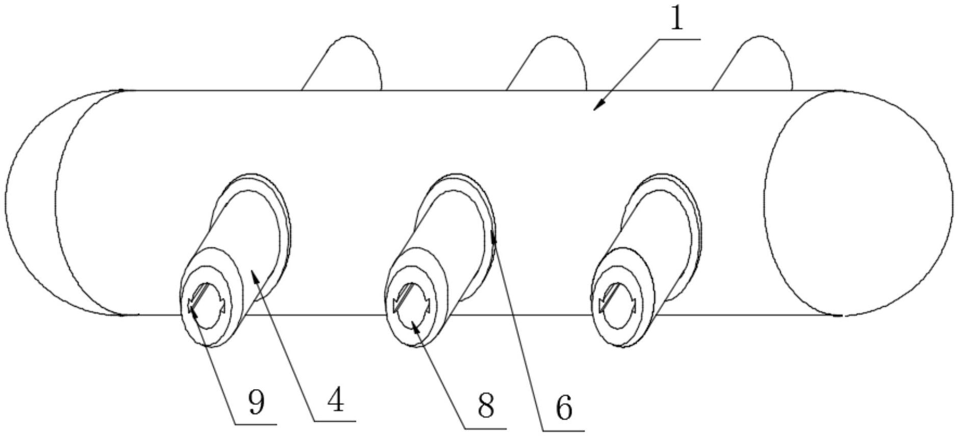 一種地源熱泵用的地埋管連接裝置