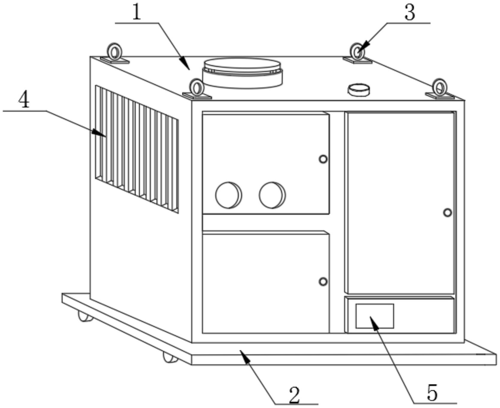 一種移動(dòng)式空氣源熱水裝置