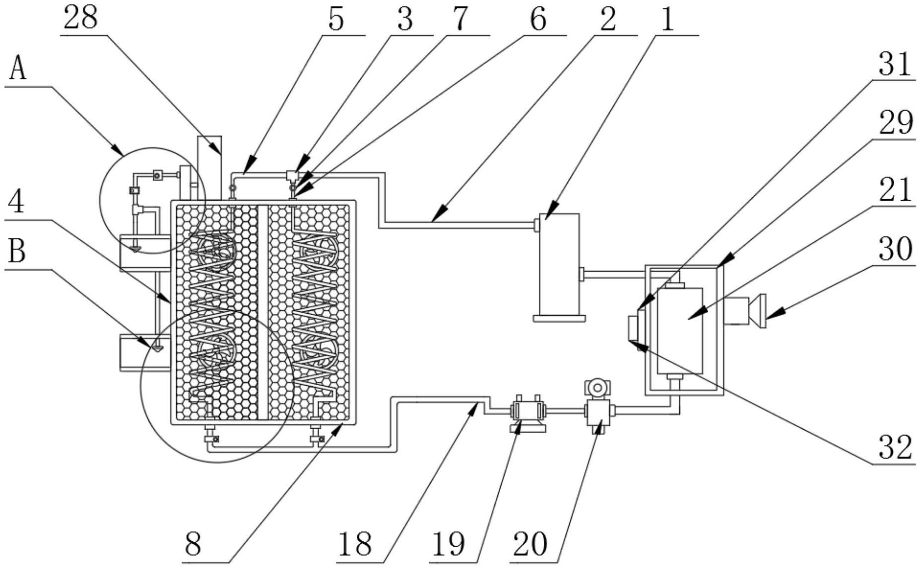 一種低溫空氣源高效變頻熱風(fēng)機(jī)
