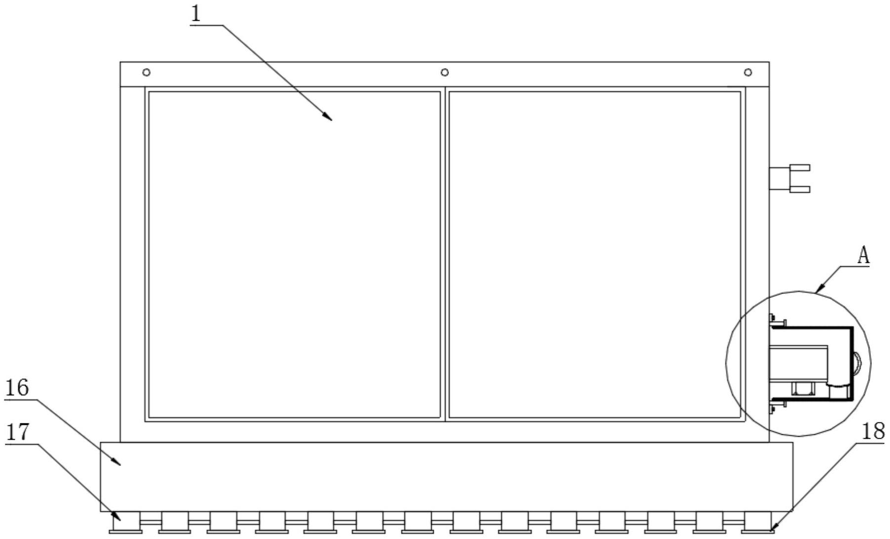 一種臥式空氣處理機(jī)的排水結(jié)構(gòu)