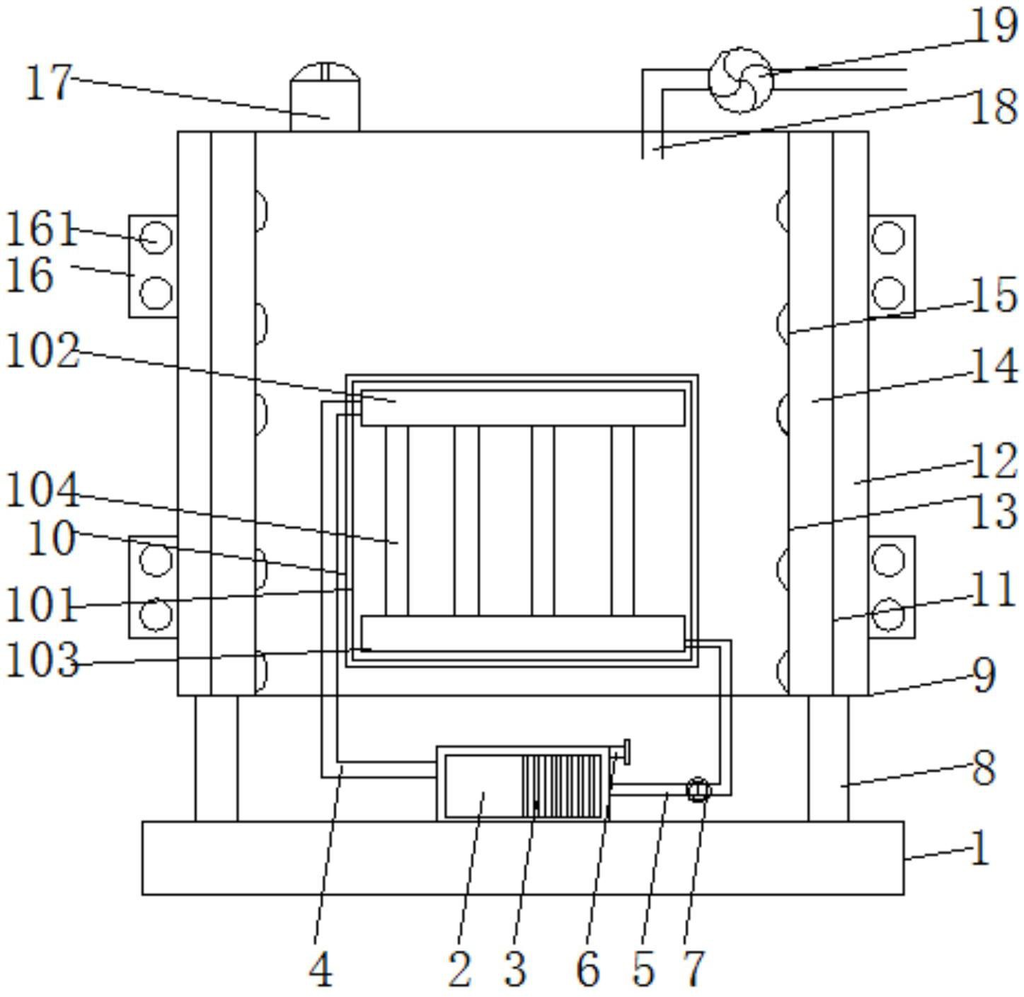 一種具有降噪和散熱功能的中央空調(diào)主機(jī)外殼