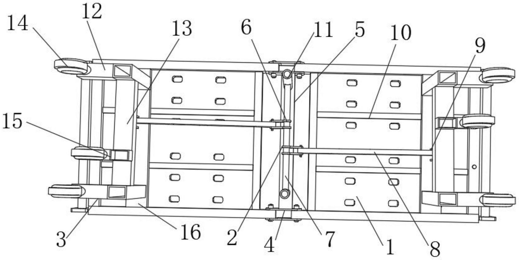 一種新型便于折疊的護(hù)理床