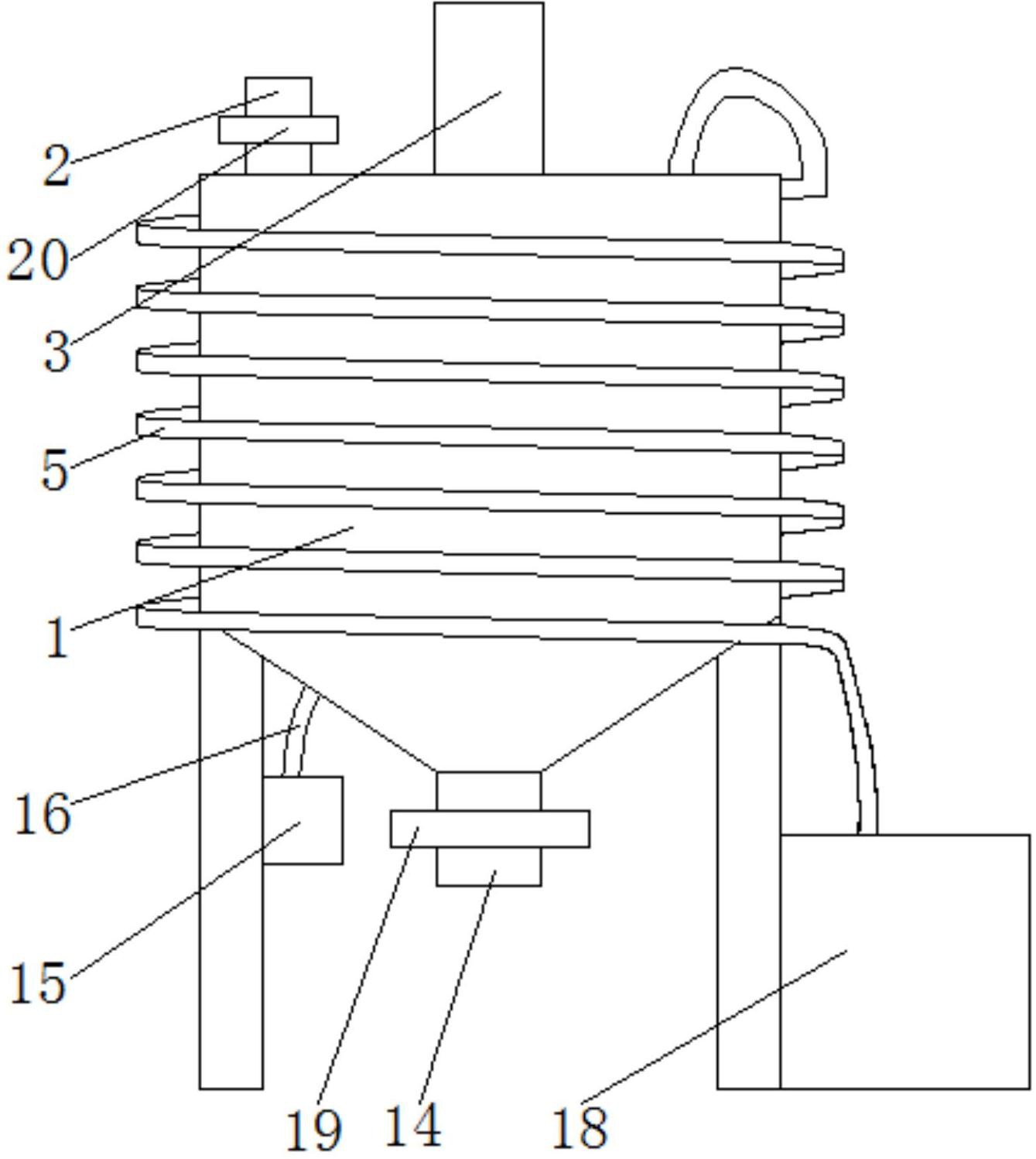 一種熱能利用率高的氨基酸干燥機