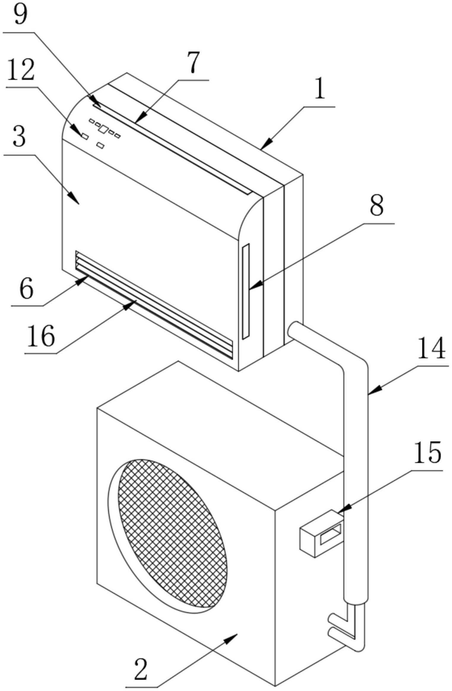 一種低溫環(huán)境空氣源熱泵熱風(fēng)機(jī)