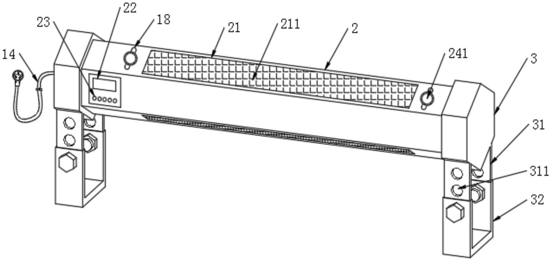 一種新型對流式踢腳線電暖器