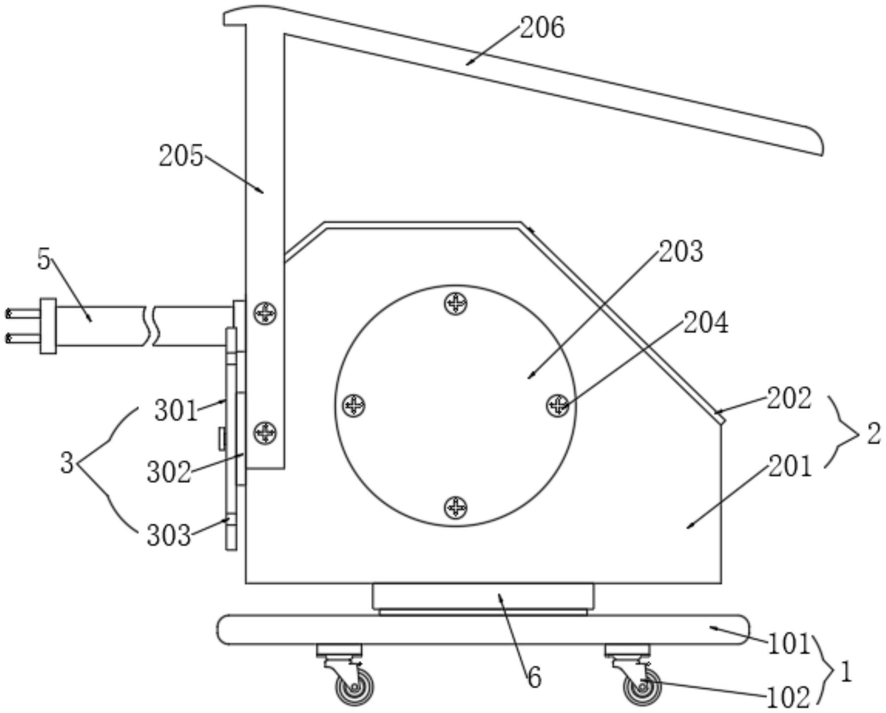 一種新型貫流式非加熱型空氣幕