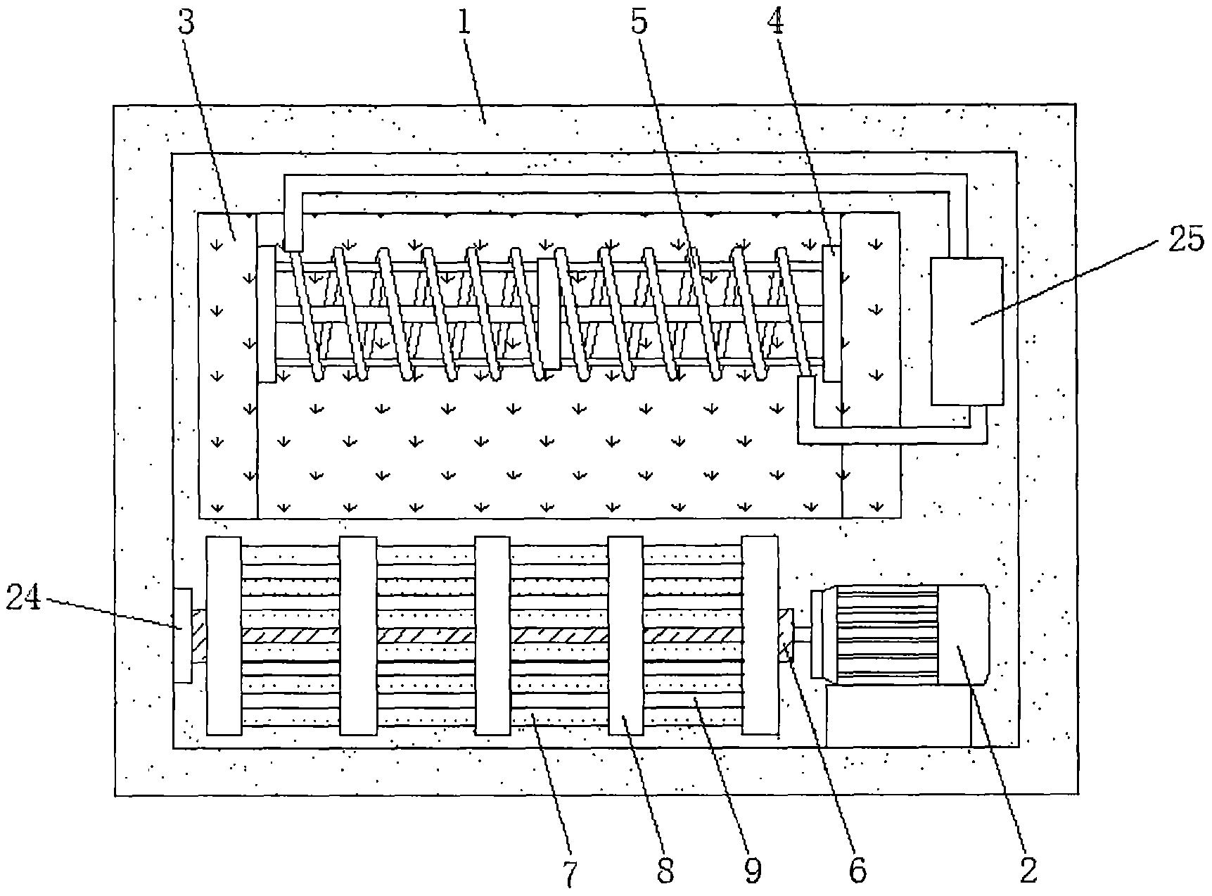 一種新型碳纖維吹風(fēng)式電暖器