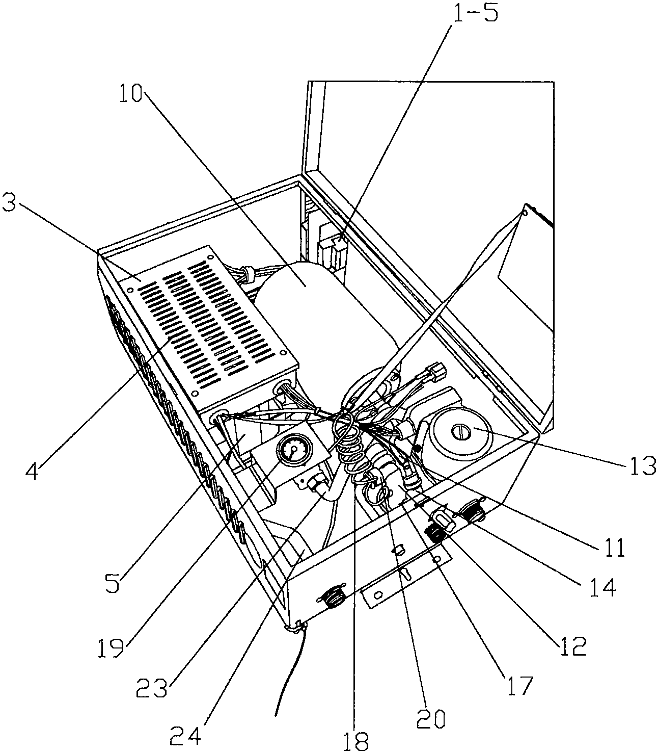 一種新型多功能電加熱式熱水爐