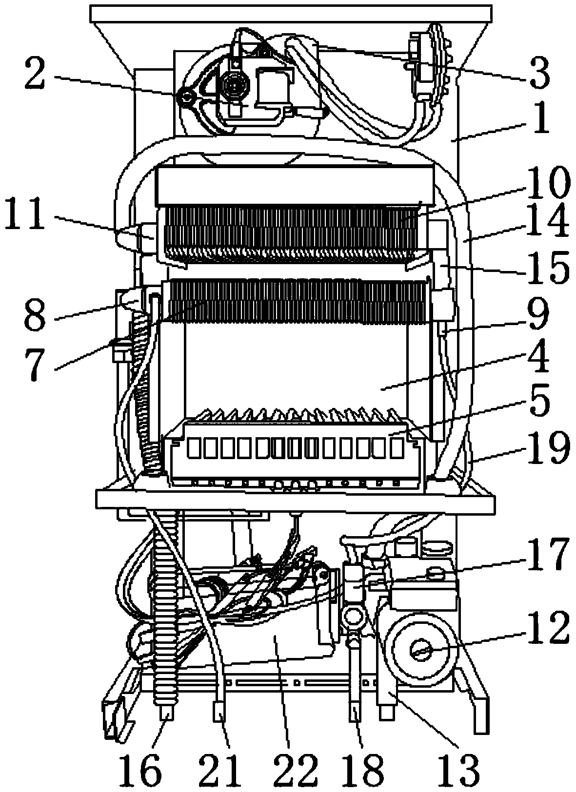 一種新型高效節(jié)能壁掛爐
