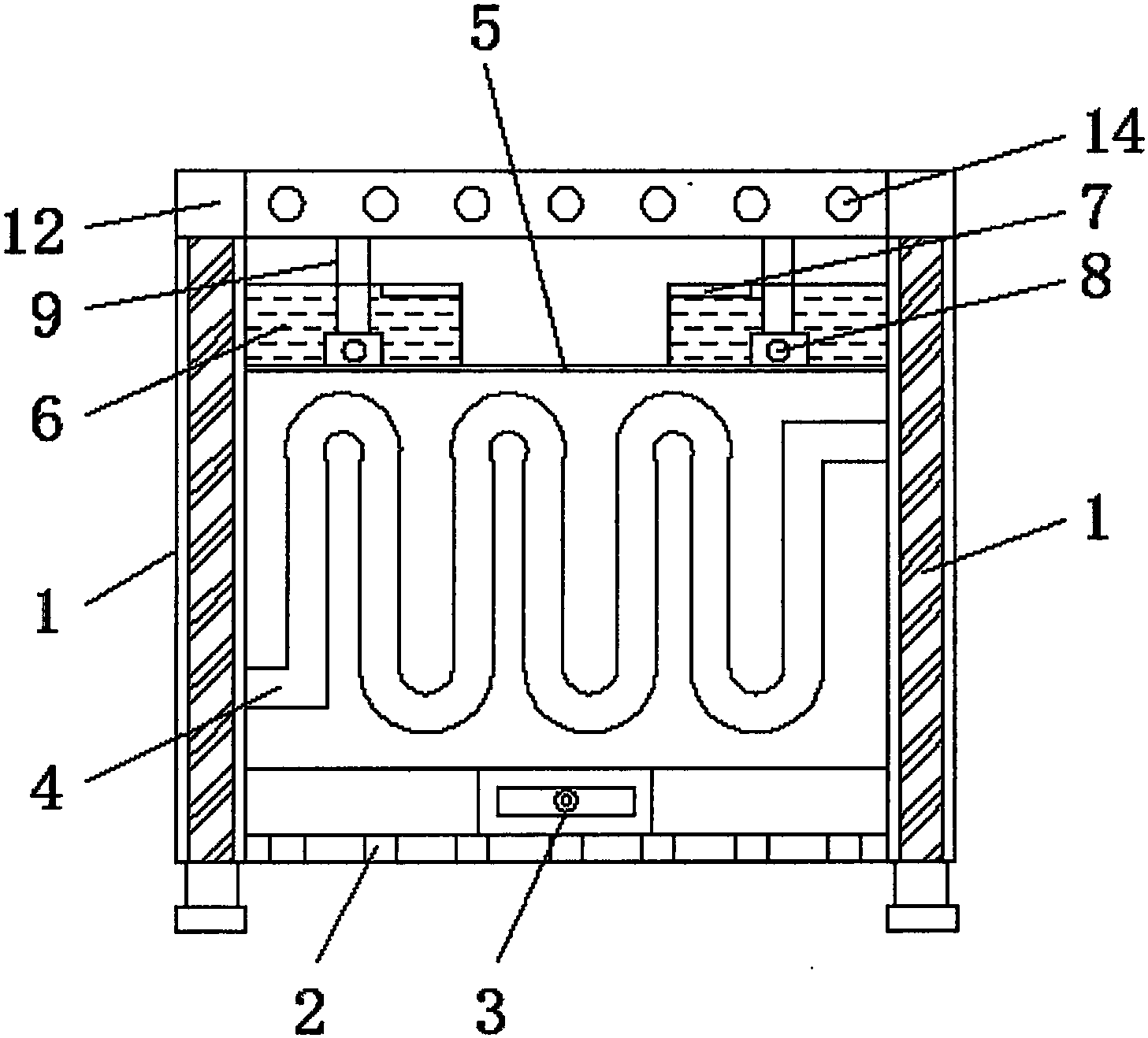 一種具有空氣加濕功能的節(jié)能型蓄熱式電暖器