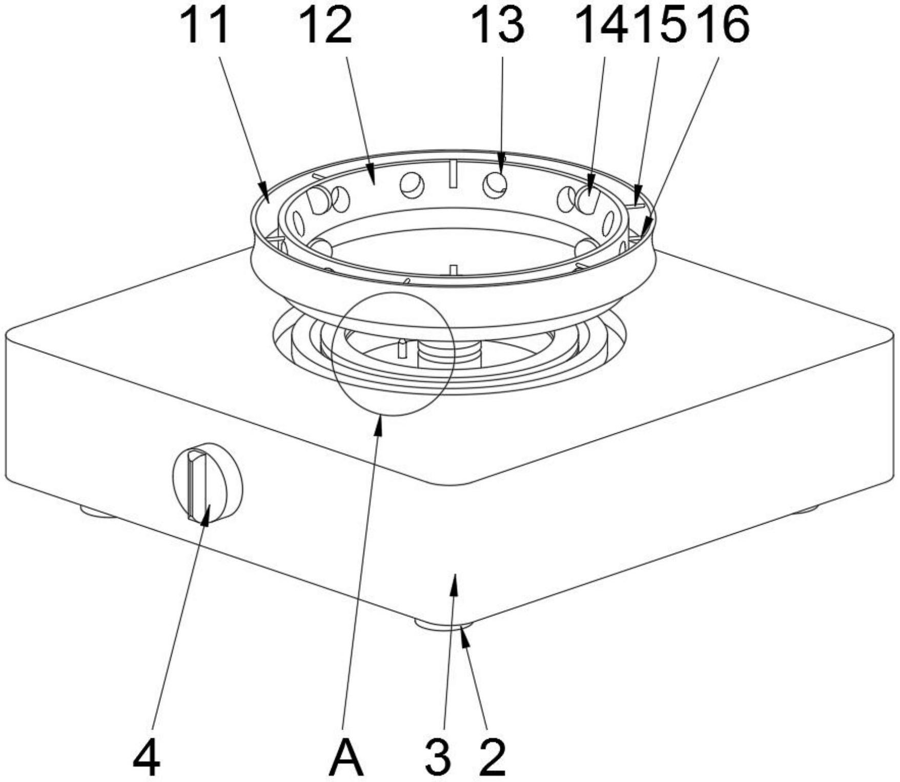 一種具有防風(fēng)結(jié)構(gòu)的燃?xì)庠罹?></div>
        <div   id=