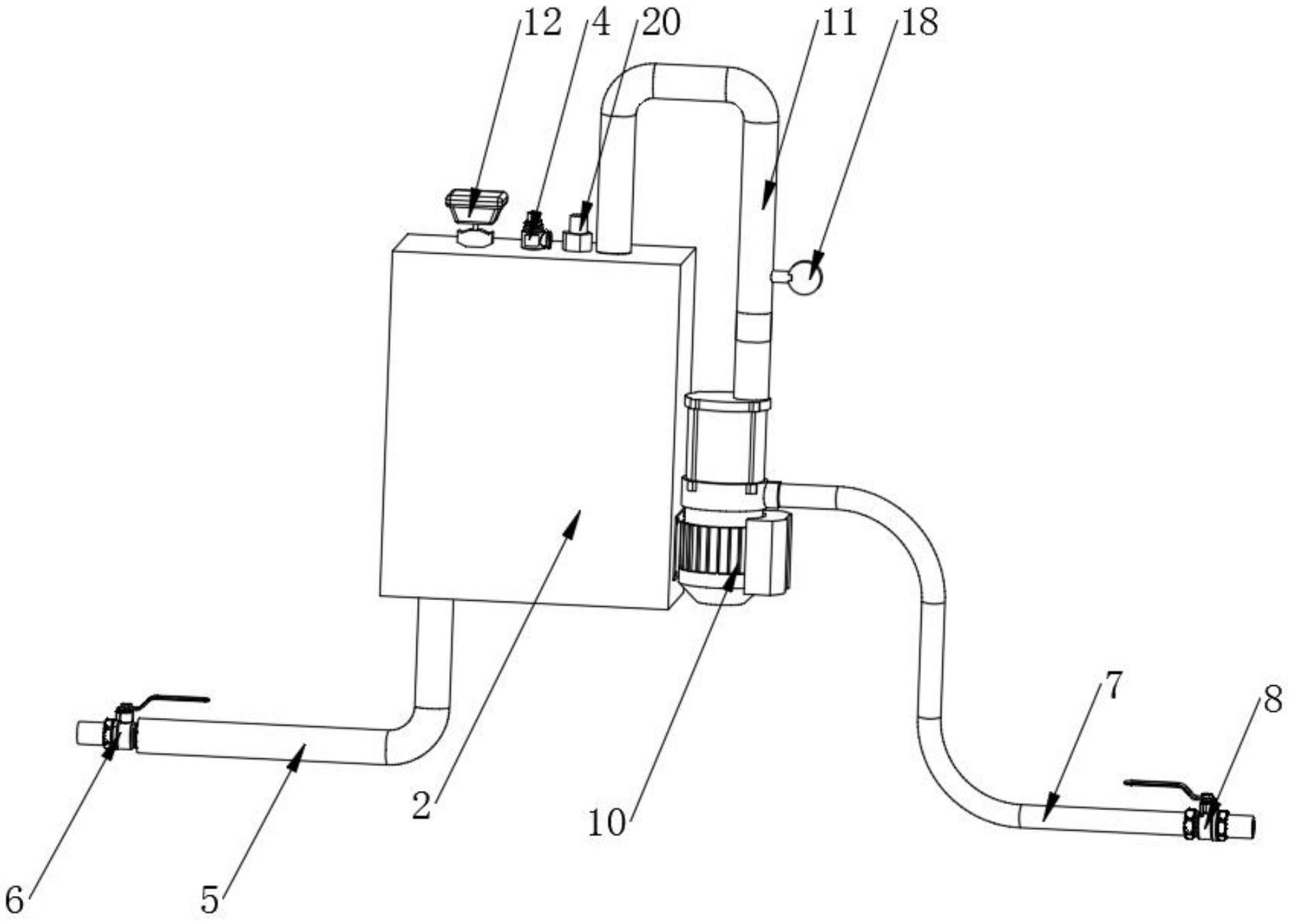 一種具有安全提示功能的電壁掛爐