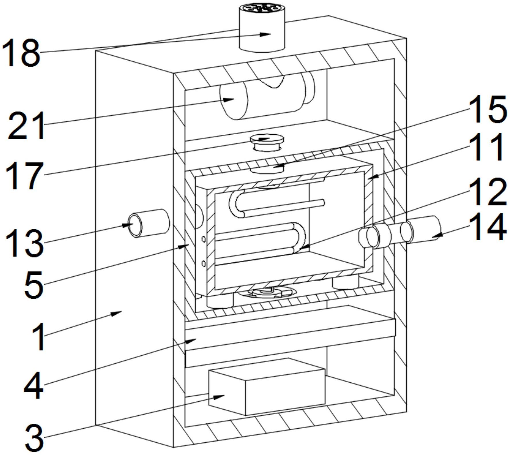 一種加熱效率高的電壁掛爐