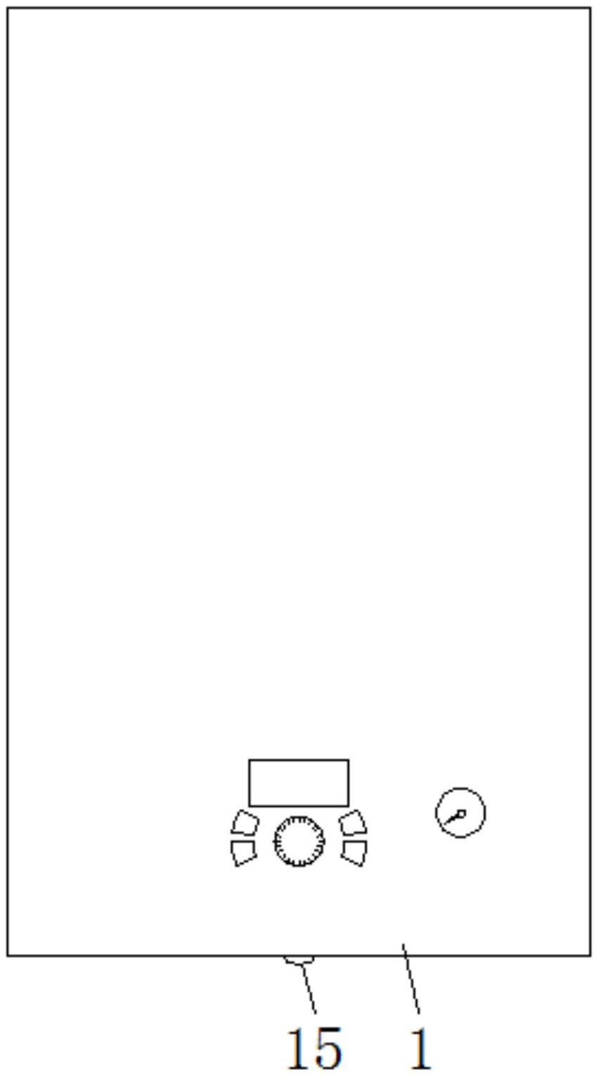 一種便于清洗的壁掛爐