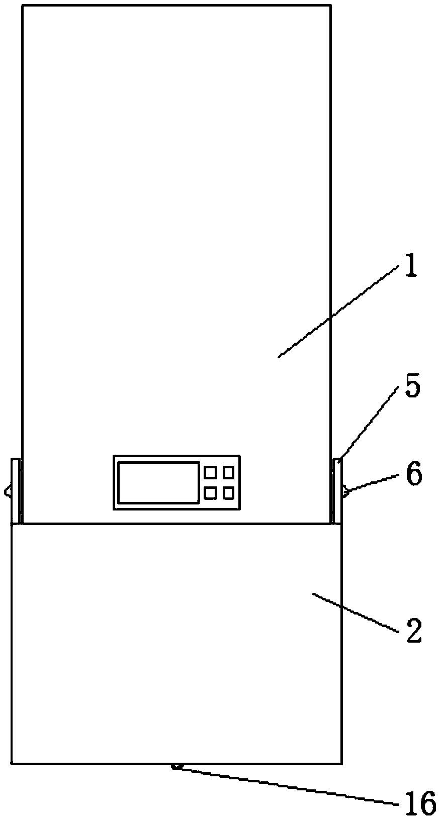 一種具有管道保護裝置的壁掛爐