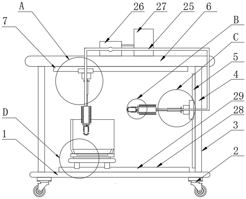 一種針對大口徑鋼管的管徑自適應(yīng)內(nèi)壁噴涂設(shè)備