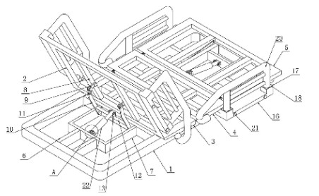 一種多功能起背床墊
