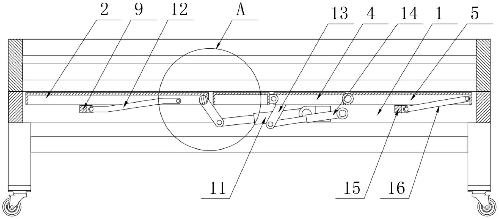 一種新型背部減壓適老護(hù)理床