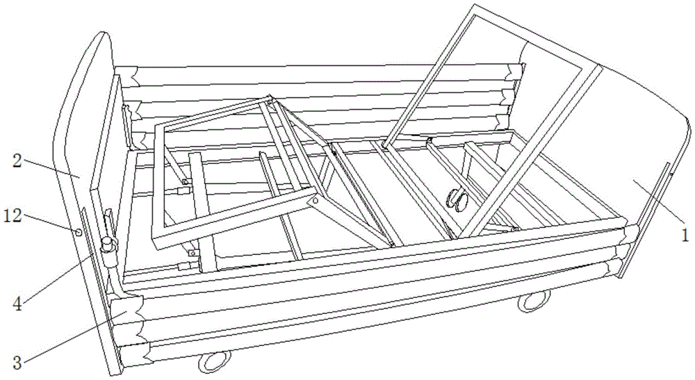 一種安全型適老化護(hù)理床