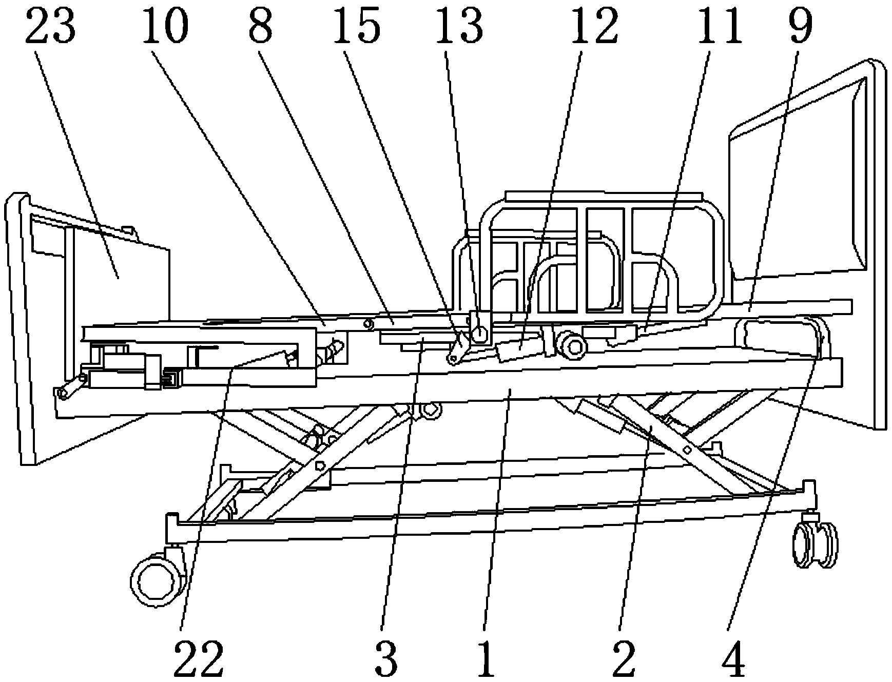 一種新型智能家居多功能護理床