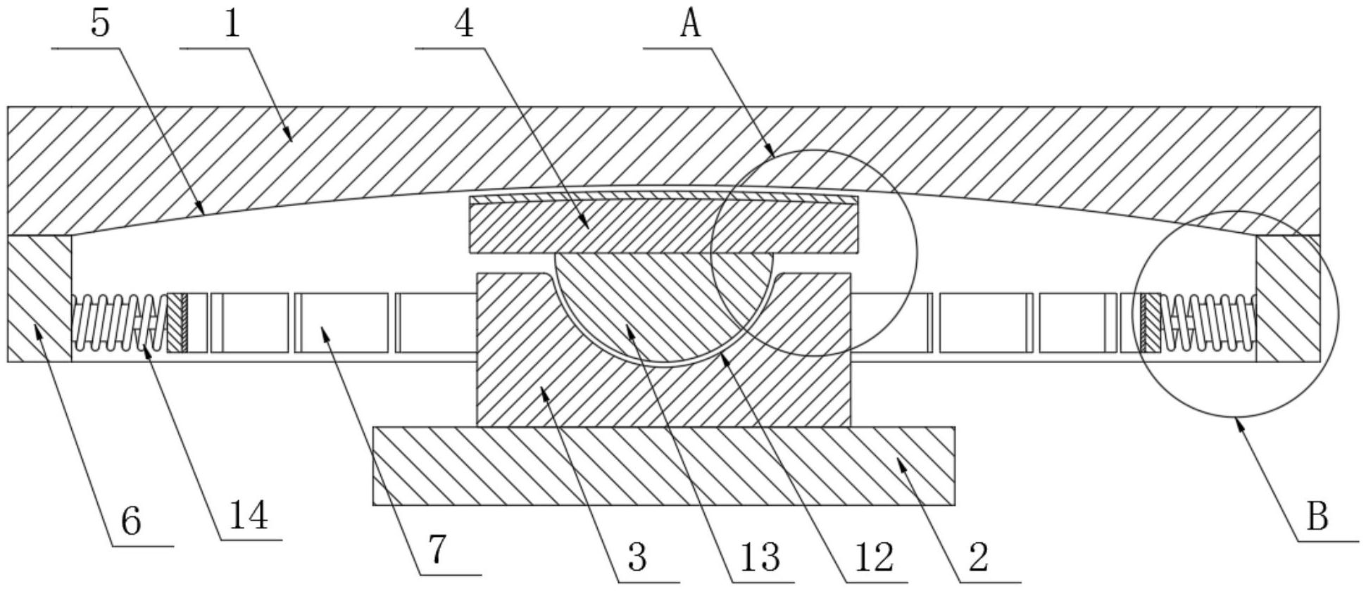 一種摩擦擺減隔震支座結(jié)構(gòu)