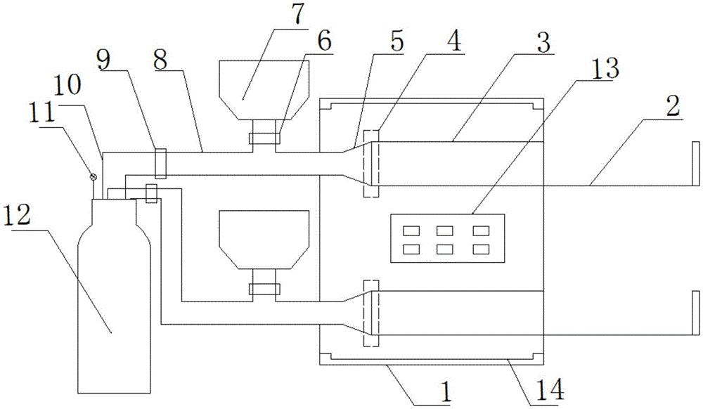 一種多工位免旋轉(zhuǎn)鋼管除銹設(shè)備