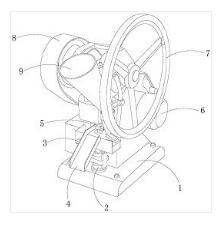 一種勻面且余料循環(huán)利用的化工制藥用壓片機