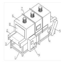一種用于輪胎制造助劑母膠隧道式烘箱