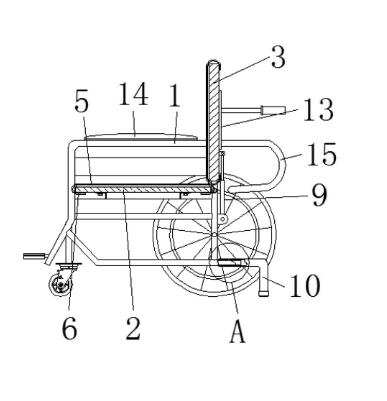 一種舒適安全型輪椅