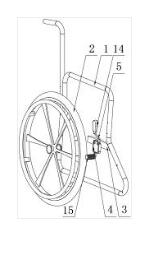 一種新型輪椅剎車駐車控制裝置
