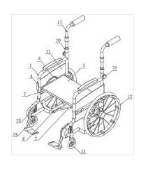一種便攜式高強(qiáng)度輪椅