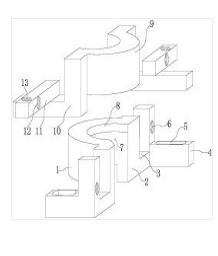 一種橡膠管道接口夾具