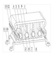一種新型復合材料電纜橋架