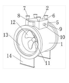 一種便于裝配的斜流風機