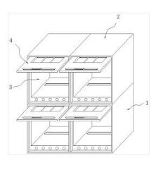 一種翻蓋式電力柜