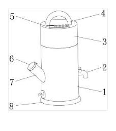 一種家用自動濾渣豆?jié){機及其使用方法
