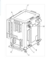 一種便于文件彈出的便攜式文件柜