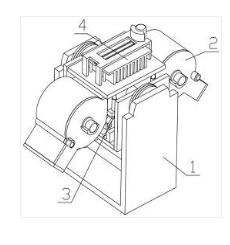 一種沖刷式枯葉清洗裝置