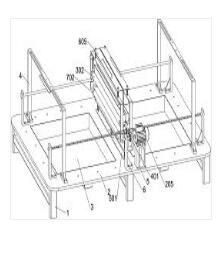 雙向法對刺扎自密封輪胎表層無脫模劑離型紙涂覆設(shè)備
