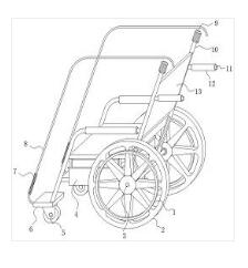 一種骨科用防止后傾的輪椅