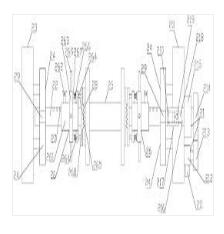 一種高密色織復合經(jīng)編面料經(jīng)編機的盤頭退卷裝置