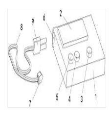 一種探頭式數(shù)顯折光儀