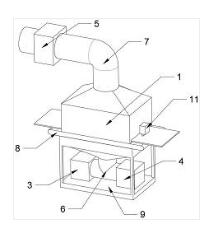 一種搓盤式紡織用織布印花烘干裝置