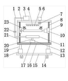 一種具有加熱功能的竹板粘合噴膠裝置